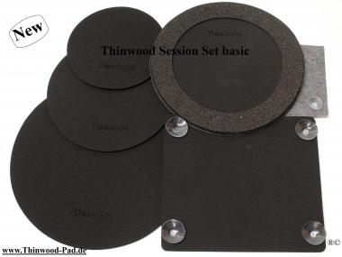 Thinwood Session Set Basic  8"/10"/13"/12"SD//14-16"BD mit Saugnäpfen/Klebepads für glatte und aufgeraute Felle 